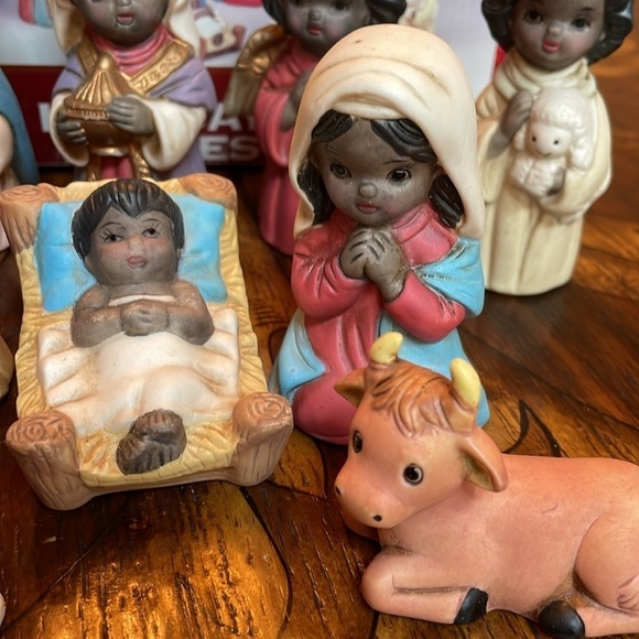 African American Nativity Set Vintage - Picture 3 of 7